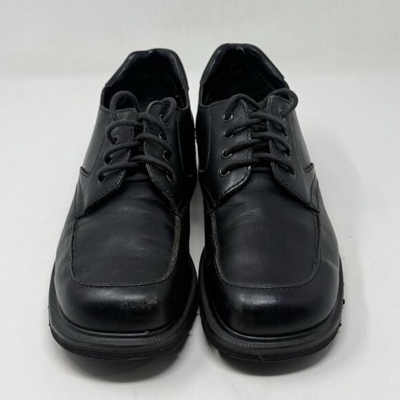 Dr. Martens AW004 Oxford Shoes Mens 10 Black Leather Chunky Vintage England
